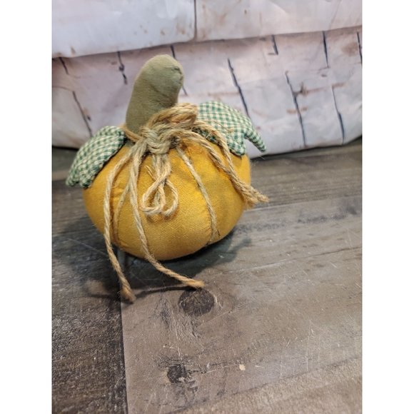 Mini Halloween pumpkin stuffed plush Harvest fall decor - Picture 2 of 5